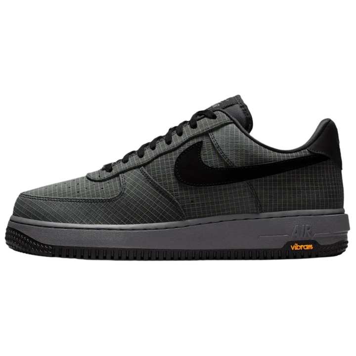 Nike Nike Air Force 1 Low top Skateboard Shoes Men's Gray Black