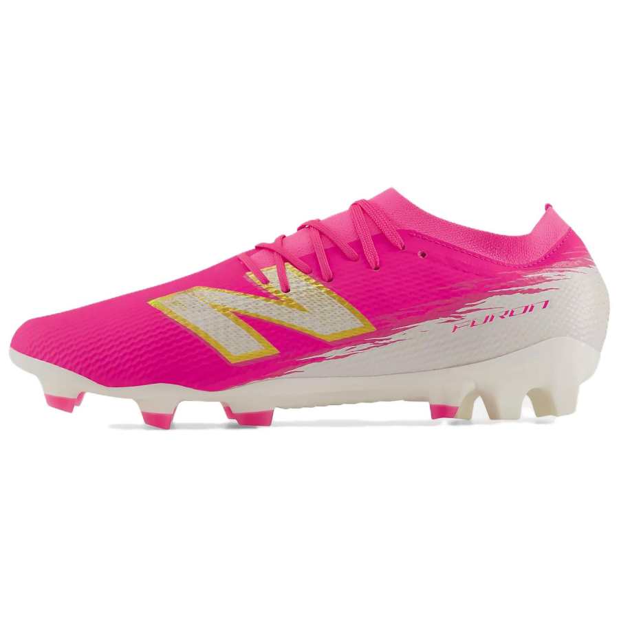 New Balance Furon New Balance Team Fg V8 'Pink Heat Sea Salt Gold Metallic'