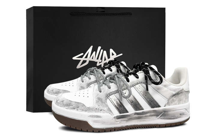 Adidas Adidas ENTRAP Low top Casual Shoes Unisex White Gray
