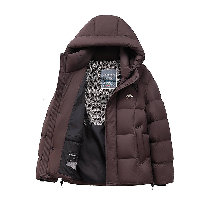 YALU Down Jackets Men's Hooded Thickened Other