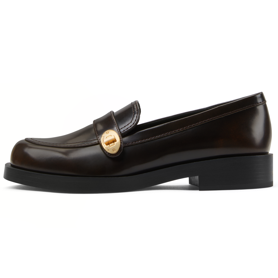 CHARLES&KEITH Pu Loafers Chunky Heel Women's