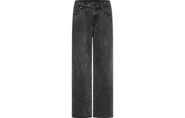 URBAN REVIVO Jeans Women's Dark Gray Moderate Wide Leg Pants