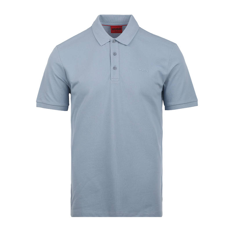 HUGO BOSS Short Sleeved Polo Shirt Men's Light Blue