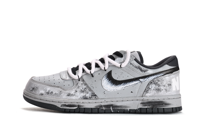 Nike Nike Dunk Coverage Abrasion Resistant Slip Resistant Low top Skateboard Shoes Unisex Gray