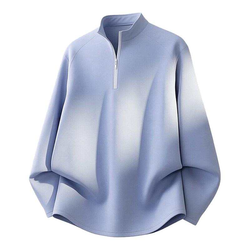 Sugarfunk Sugarfunk T Shirts Men's Stand Collar Moderate Straight Fit