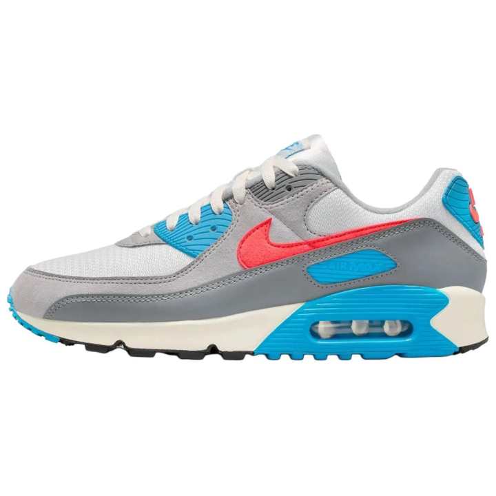 Nike Nike Air Max 90 Running Shoes Men's Gray Blue