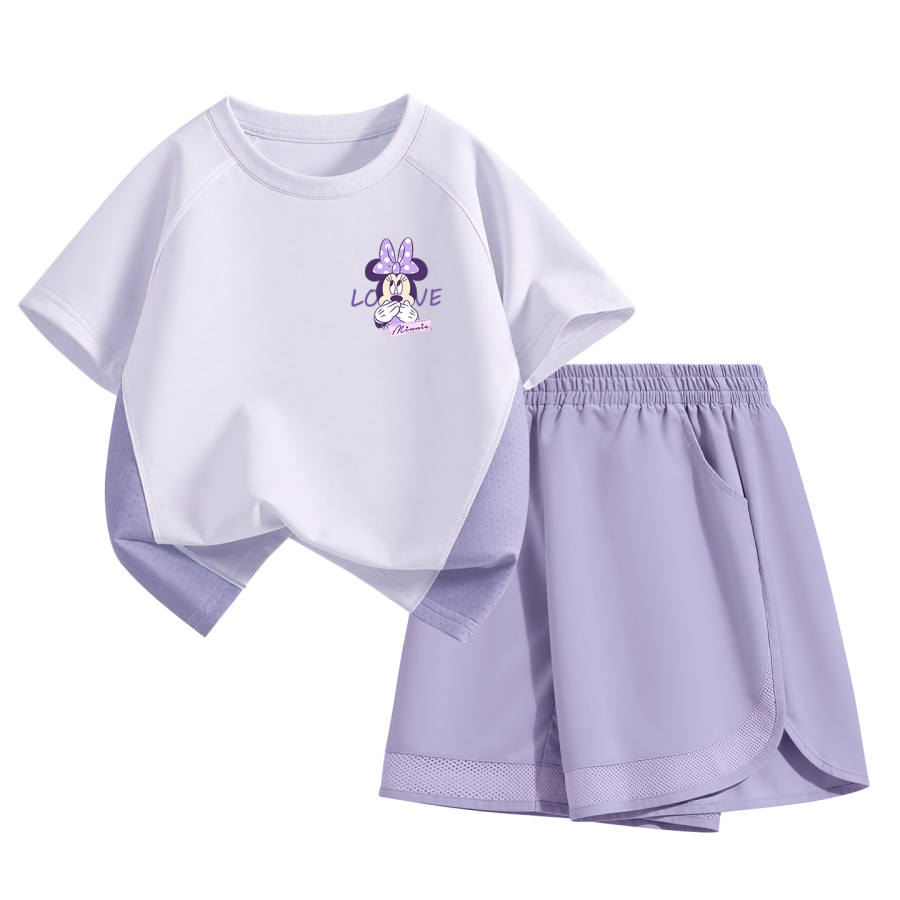 Disney Kids Casual Sportswear Crew Neck Thin