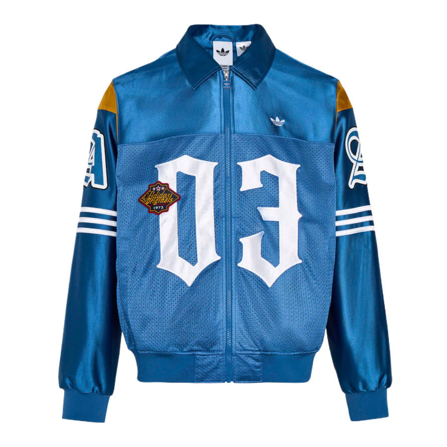 Adidas Originals Jackets Men's Mixed Ink Blue/White Lapel Thin