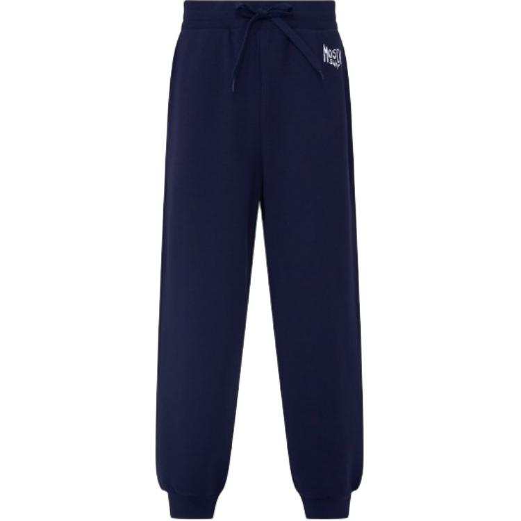 MOSCHINO Casual Pants Men's Blue Moderate Cuffed Pants