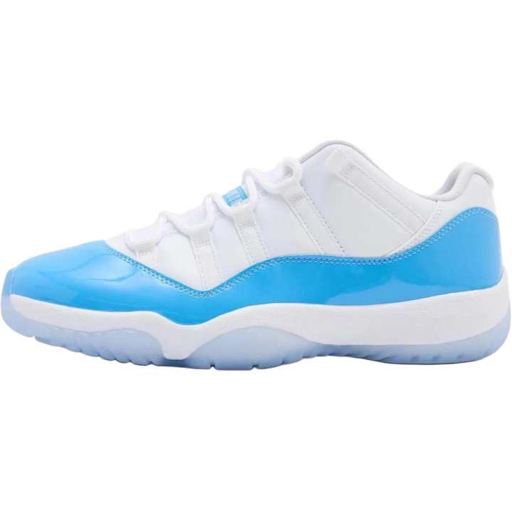 Jordan Jordan Air Jordan 11 Low top Basketball Shoes White/University Blue Unisex
