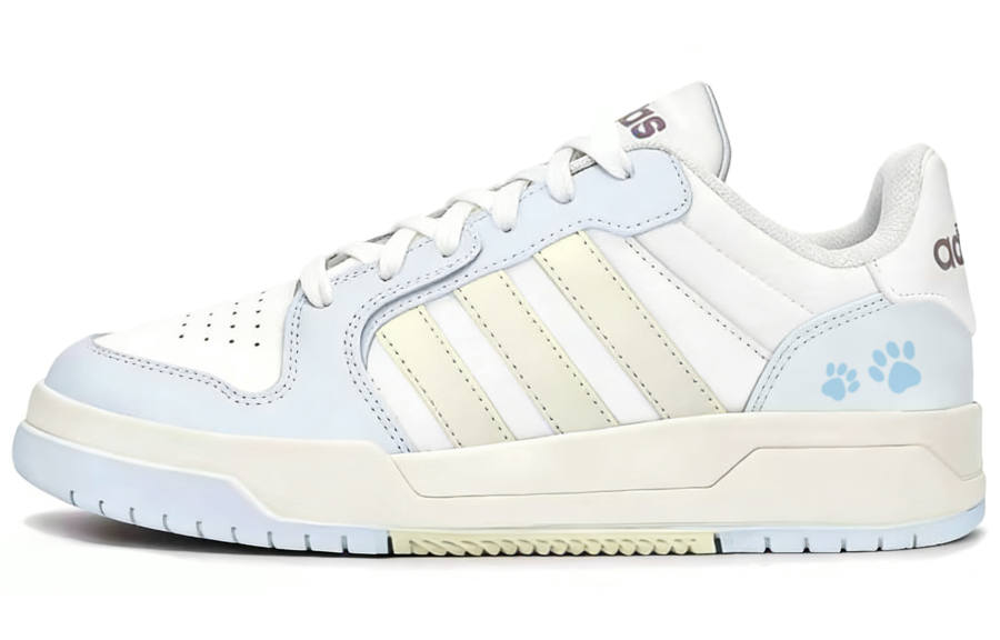 Adidas Neo Entrap Six Eight, Cotton Meowth Leather Slip Resistant Abrasion Resistant Low top Skateboard Shoes Unisex