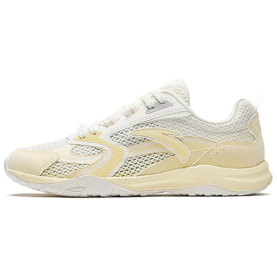 Anta ACE LT Slip Resistant, Abrasion Resistant, Breathable Low top Casual Shoes Women's White Yellow