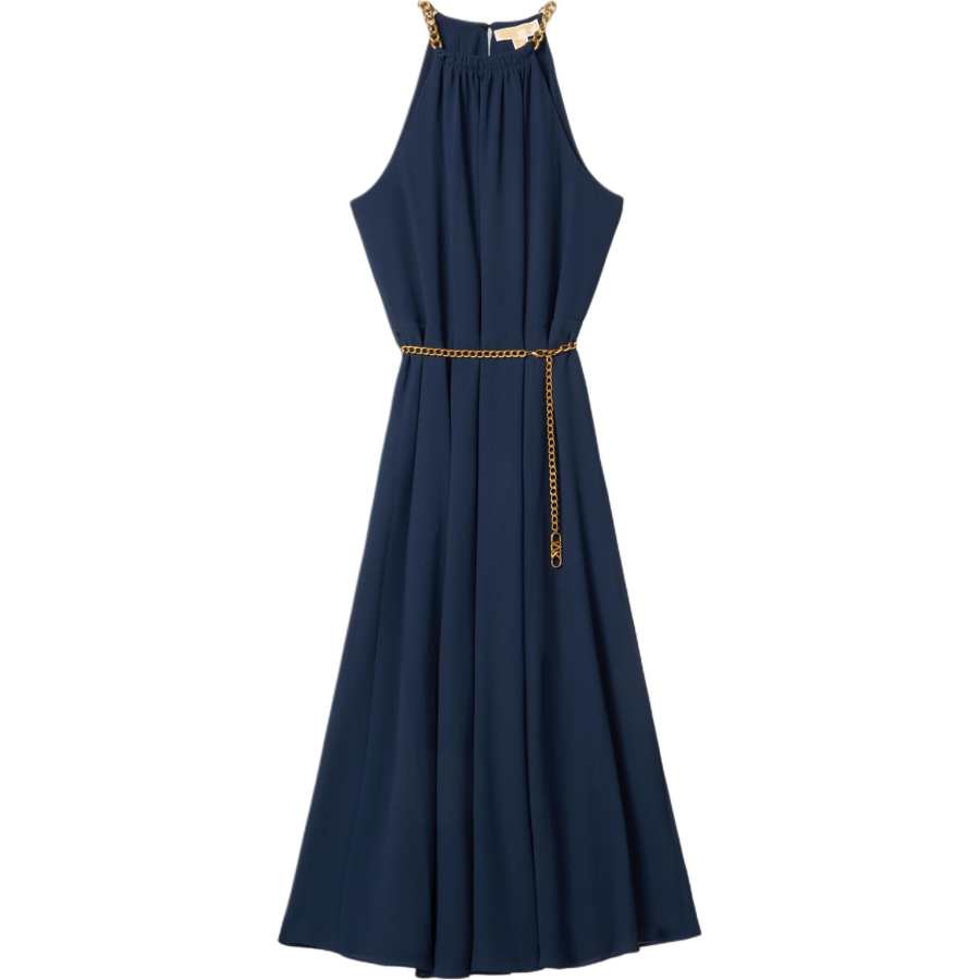 MICHAEL KORS Sleeveless Dress Women's Dark Blue