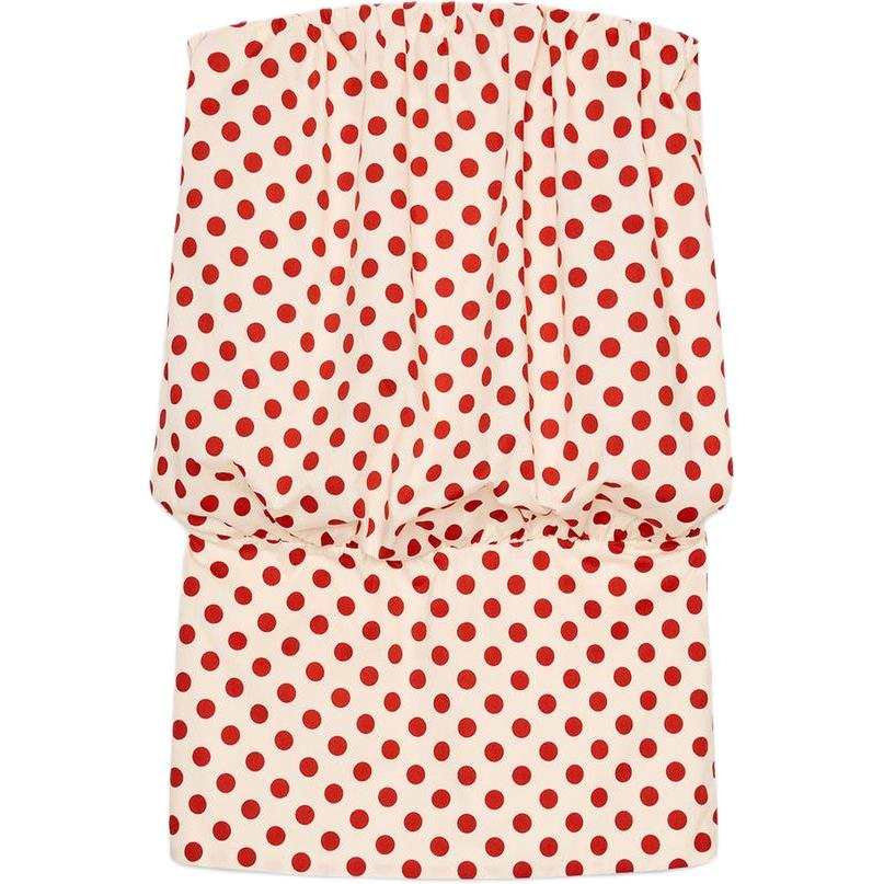 ZARA Sleeveless Dresses Women's Nude/Red Moderate Midi Skirt