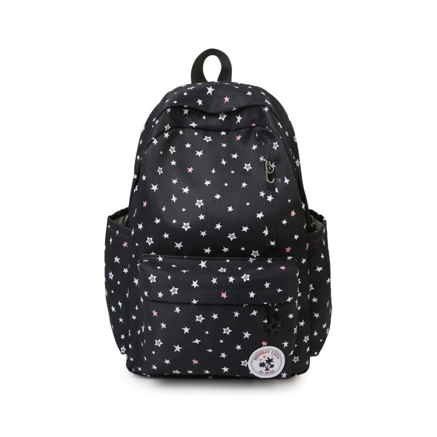YALU YALU Polyester With Nylon Backpack Regular Unisex Multicolor
