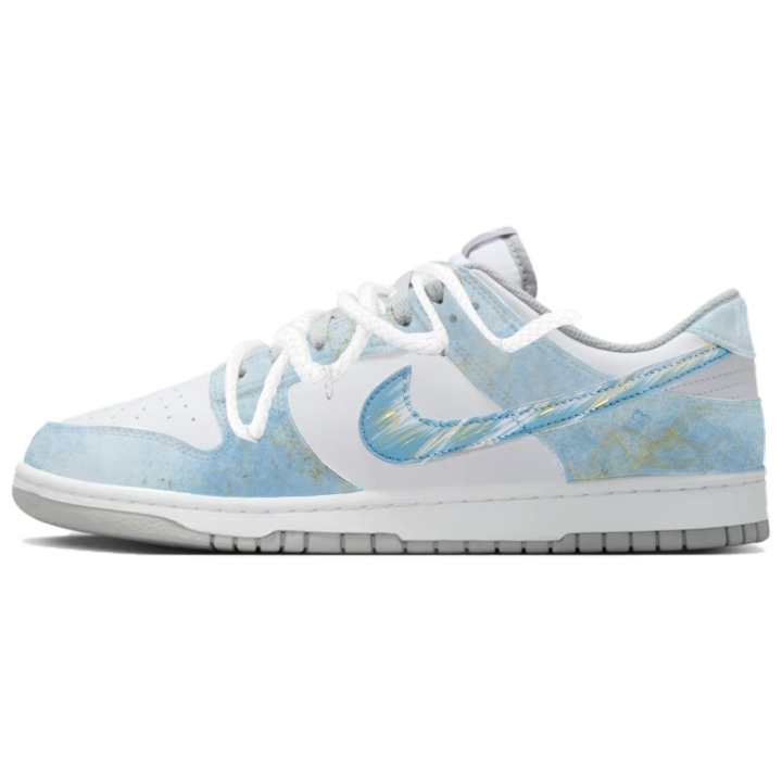 Nike Nike Dunk Skateboard Shoes Unisex Low Top White, Gray