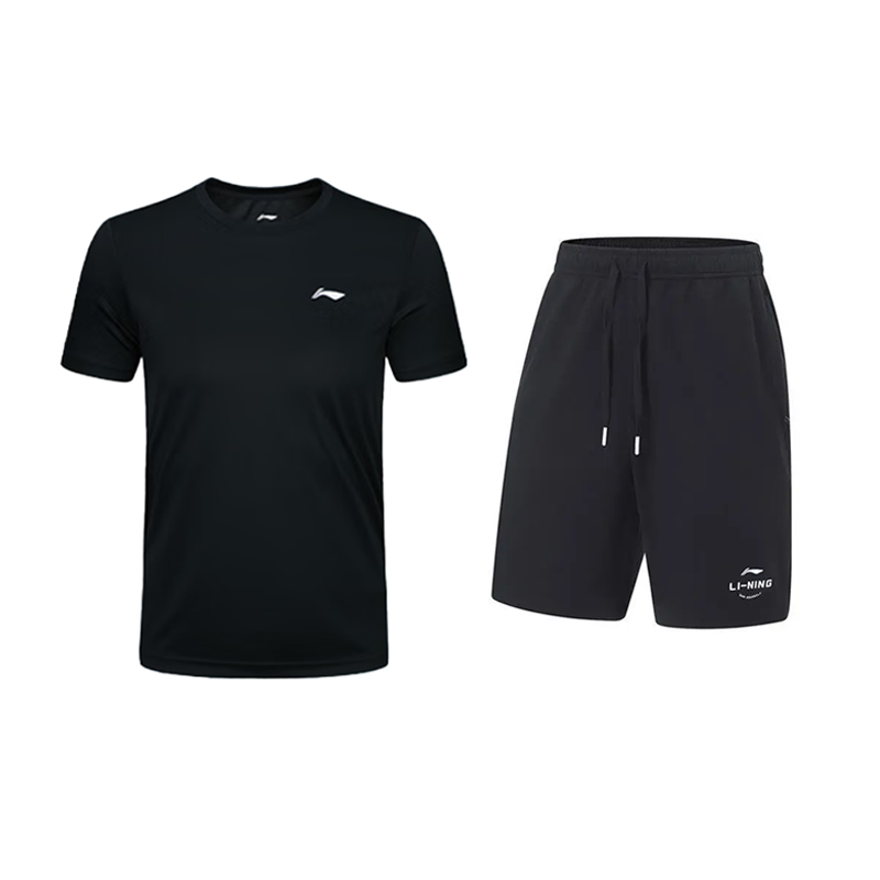 Li-Ning Li Ning Casual Sportswear Unisex Black+Black