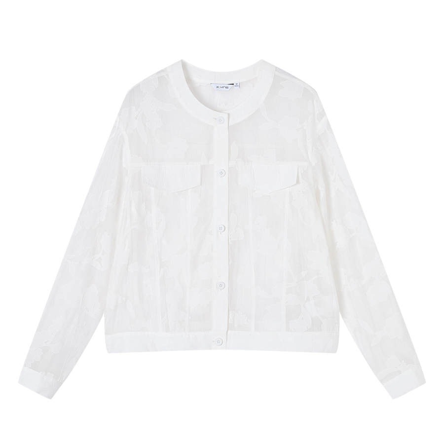 XIANGYING Shirts Women's Crew Neck Thin Shirt