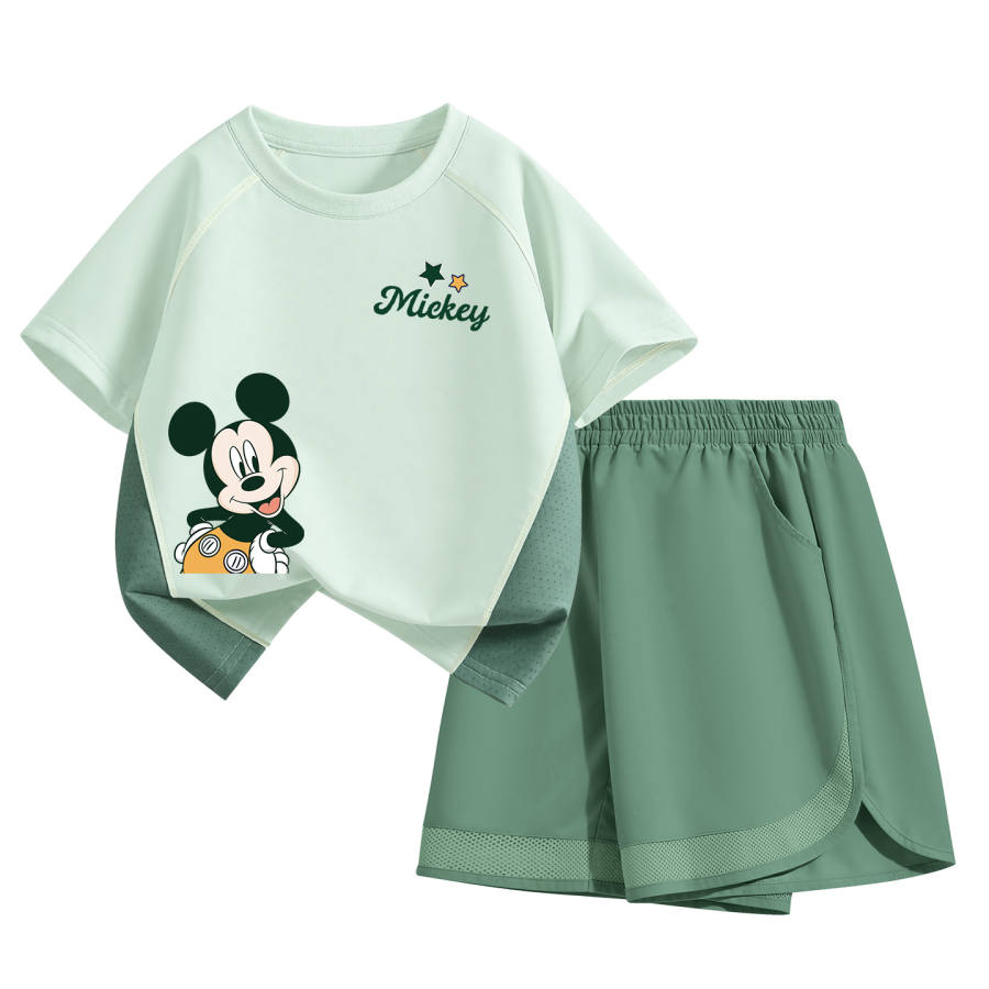 Disney Kids Casual Sportswear Crew Neck Moderate