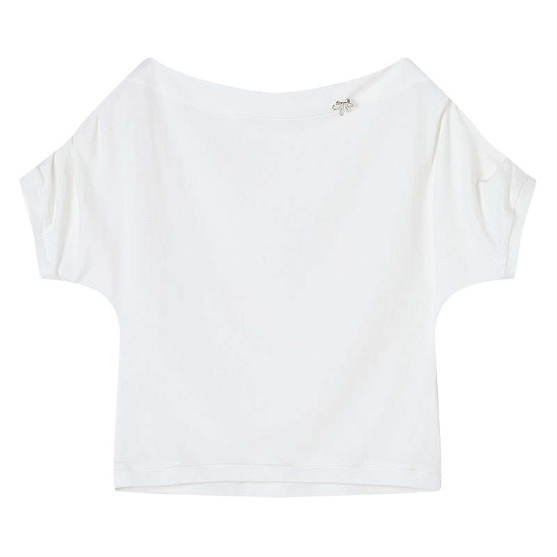 XIANGYING Gathered Sleeve T Shirt Women's