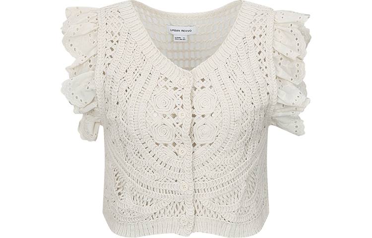 URBAN REVIVO Knitwear Women's Ecru Moderate