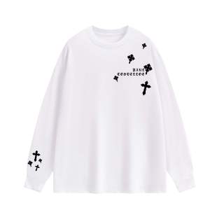PAUL COSTELLOE Drop Shoulder Sleeve Long Sleeved T Shirt Women's