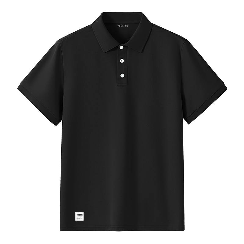 Tonlion Polo Shirts Unisex Polo Collar Moderate Straight Fit