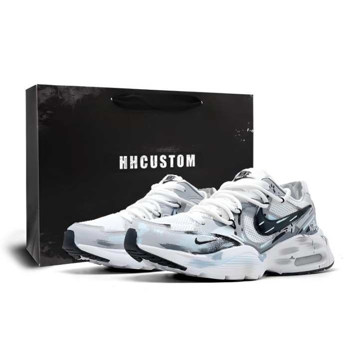 Nike Nike Air Max Fusion Fabric Cushioning Slip Resistant Abrasion Resistant Breathable Low top Casual City Commuting