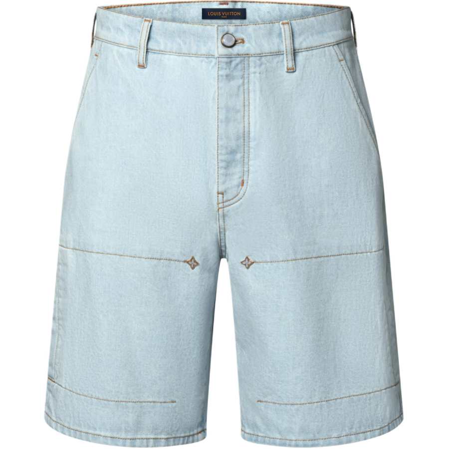 LOUIS VUITTON SS26 Spring Collection Denim Shorts Men's