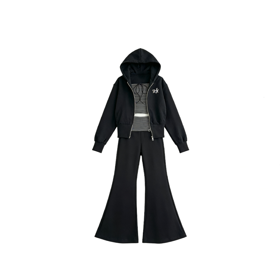 CPAURA Casual Suits Women's Hooded Moderate Other