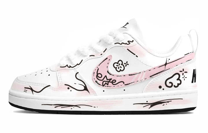 Nike Nike Court Borough 2 Low top Skateboard Shoes Pink Unisex