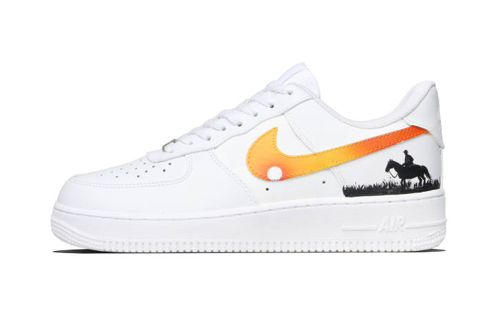 Nike Nike Air Force 1 Solitary Knight Nightfall Cow Leather Abrasion Resistant Low top Skateboard Shoes Unisex Yellow