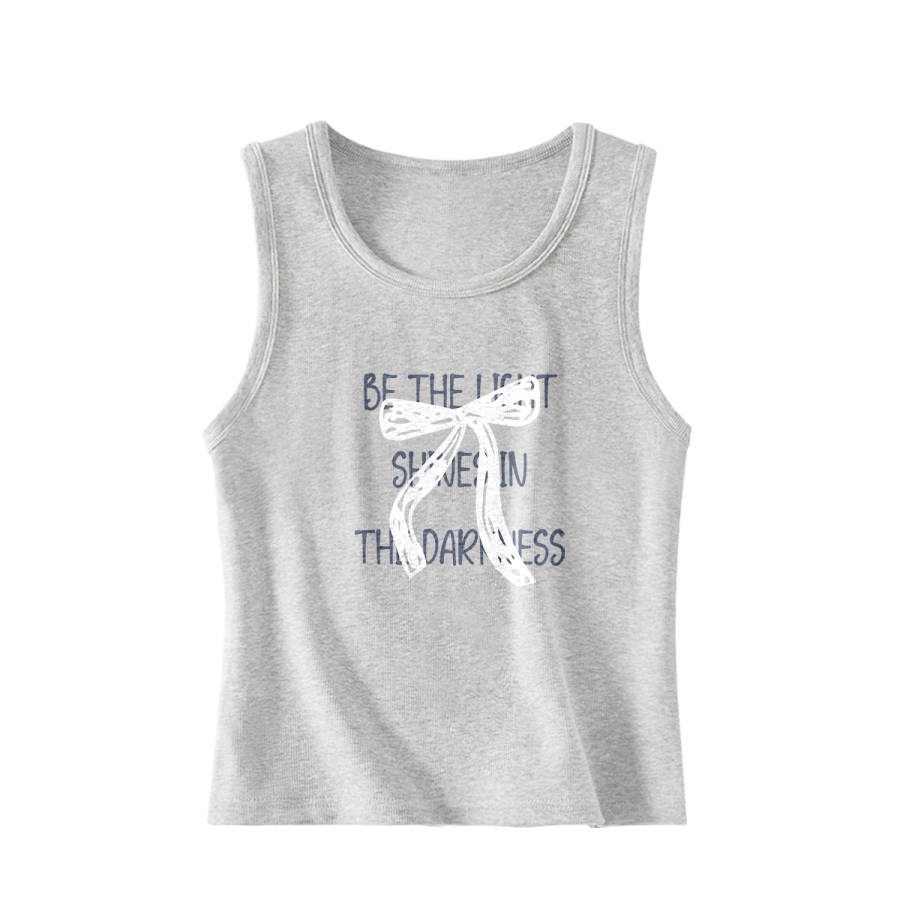 Tonlion Tank Tops Women's Crew Neck Moderate Straight Fit