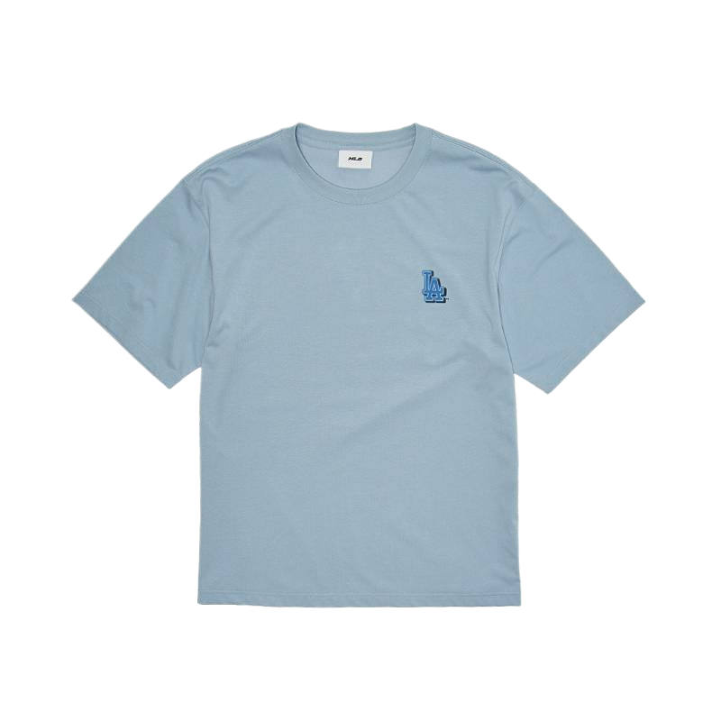 MLB T Shirts Unisex Los Angeles Dodgers / Light Sky Blue Crew Neck Moderate