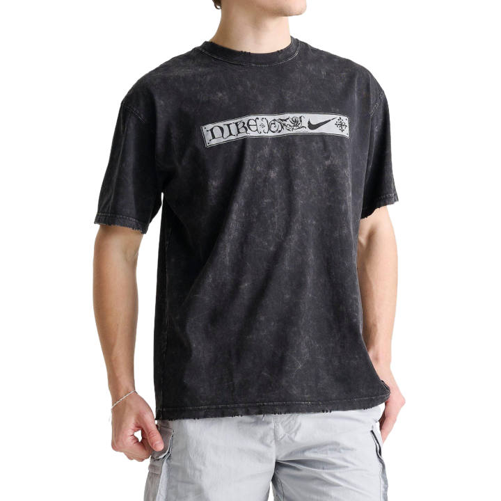 Nike Nike Sportswear T Shirts Men's Black Crew Neck Moderate