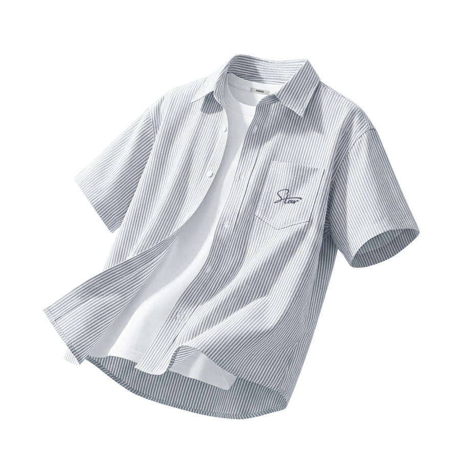 MINISO MINISO Shirts Unisex Lapel Moderate Shirt