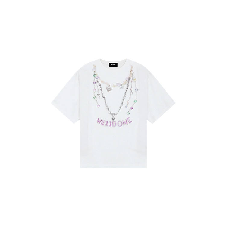 WE11DONE WE11DONE Short Sleeved T Shirts White