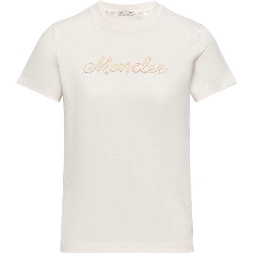 Moncler logo-embroidered T-shirt