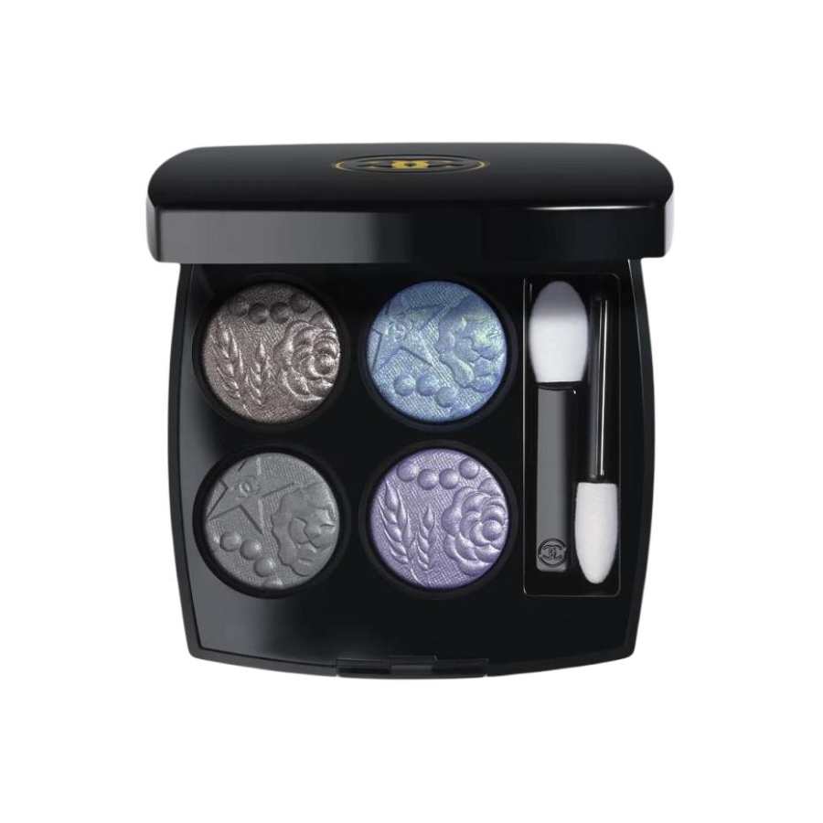 CHANEL 2025 Christmas Limited Sparkling Starlight Four Color Eyeshadow, Smoky Look Easy to blend Cosmetics
