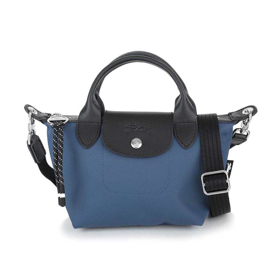 LONGCHAMP Le Pliage Energy Polyamide Canvas One Shoulder Handbag Mini Women's Ink Blue