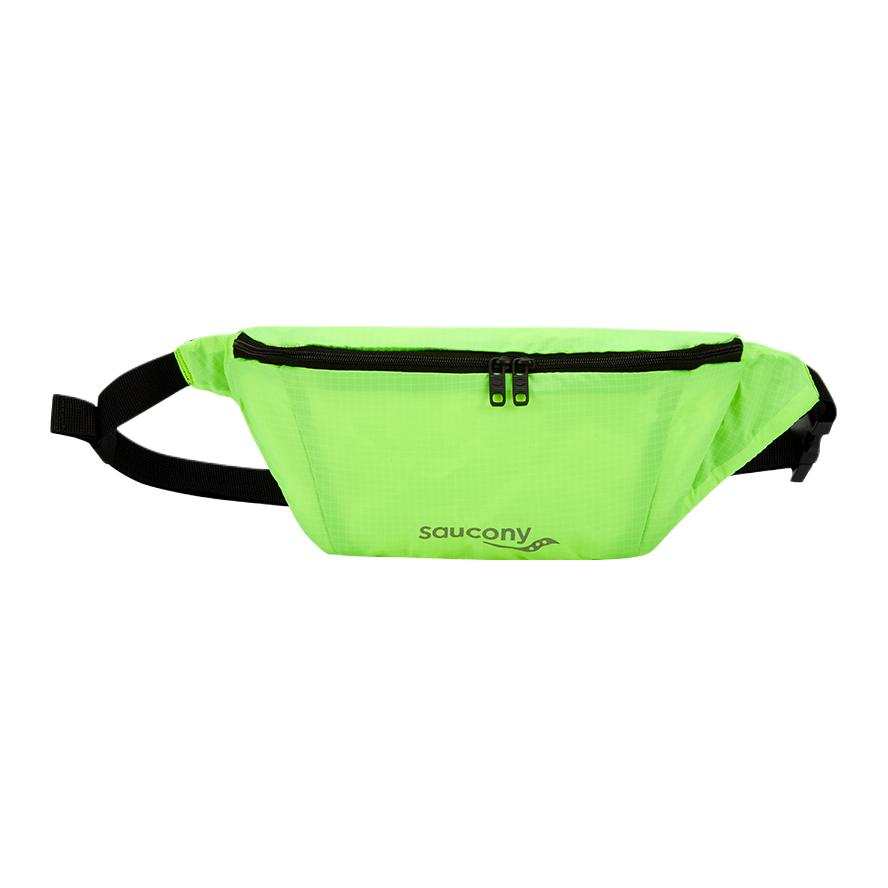 Saucony Fabric Fanny Pack Unisex Yellow Green