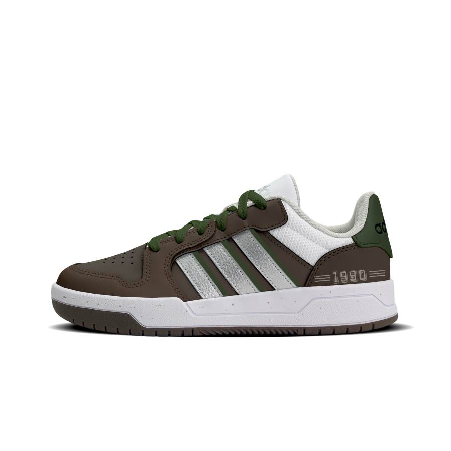 Adidas Adidas ENTRAP Abrasion Resistant Low top Casual Shoes Unisex White Brown Green