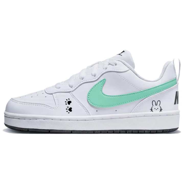 Nike Nike Court Borough Slip Resistant, Abrasion Resistant, Lightweight, Breathable Low top Skateboard Shoes Women's