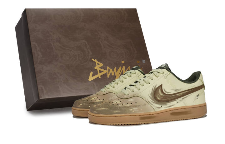 Nike Nike Court Vision 811 Manufacturing, Scuffed, Special Shoe Box Slip Resistant Low top Skateboard Shoes Men's