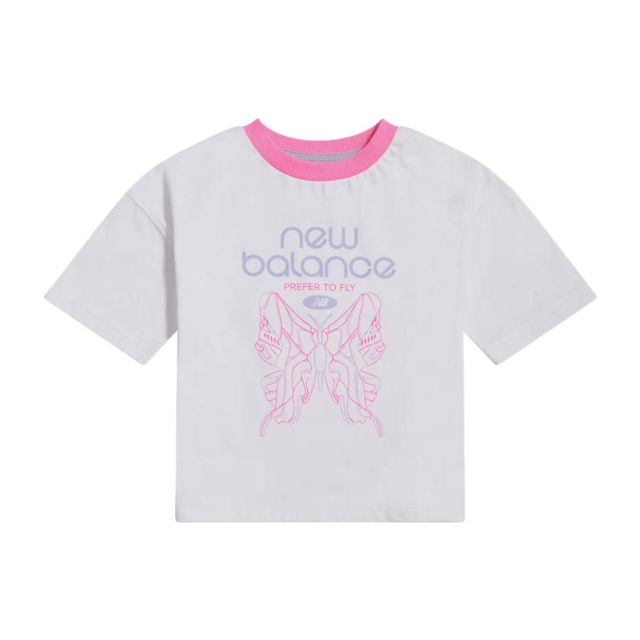 New Balance New Balance Kids T Shirts Crew Neck Moderate