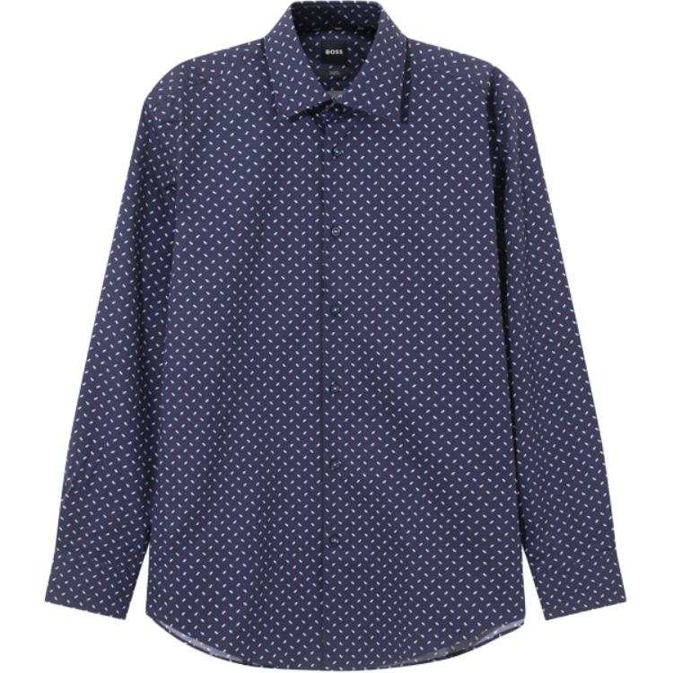 HUGO BOSS SS25 Shirt Men's Dark Blue