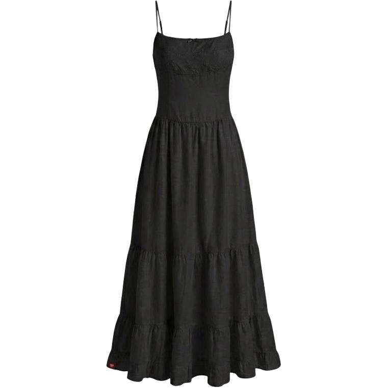 CHARM GLOW Slip Dresses Women's Boat Neck Moderate Long