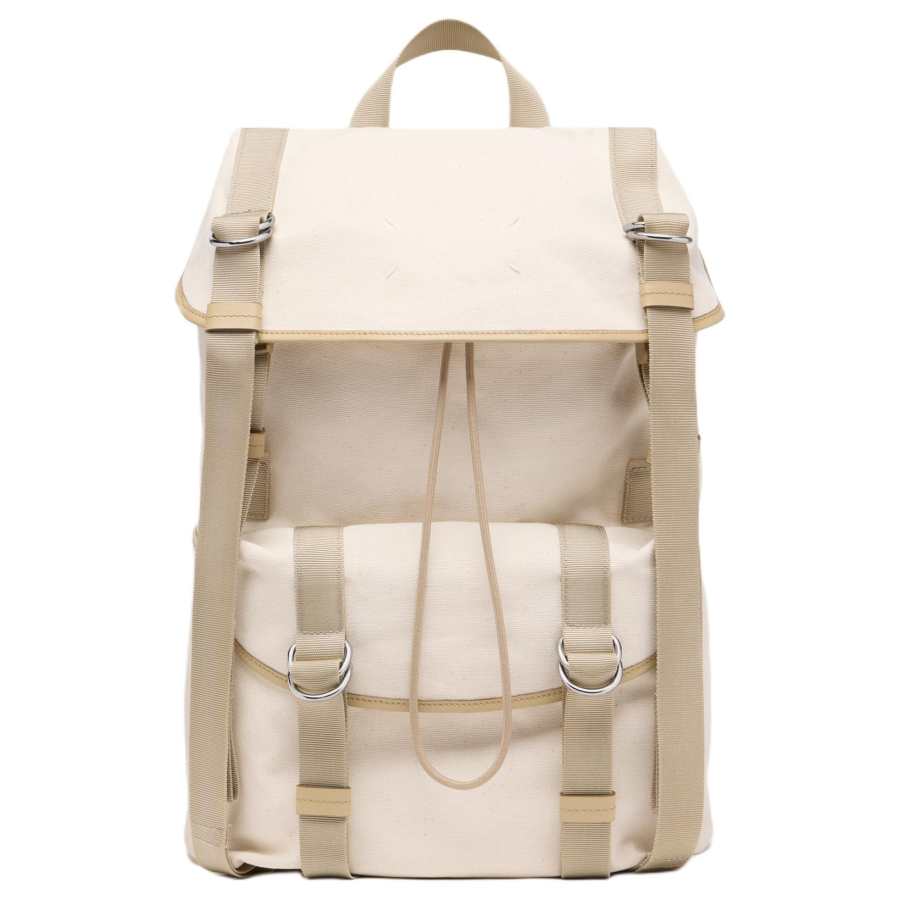 Maison Margiela Cotton Backpack Small Women's Beige