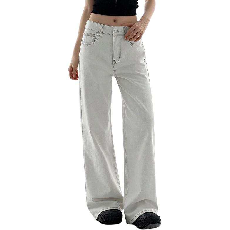 Tonlion Jeans Women's Moderate Wide Leg Pants