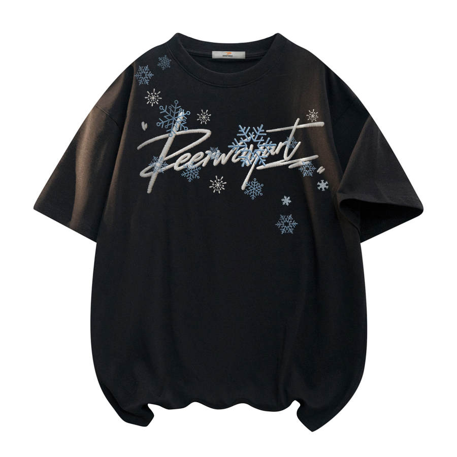 DEERWAY T Shirts Unisex Crew Neck Moderate Straight Fit